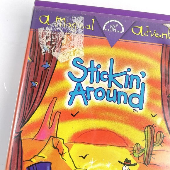 Stickin' Around VHS A Magical Adventure & Bubbling Feeling Canada Nelvana Family - Picture 2 of 13